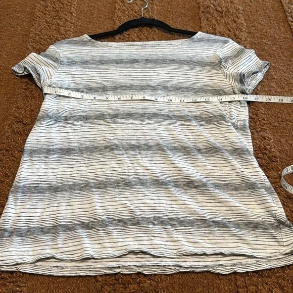 Eileen Fisher black and white Short Sleeve T-Shirt - Picture 5 of 7